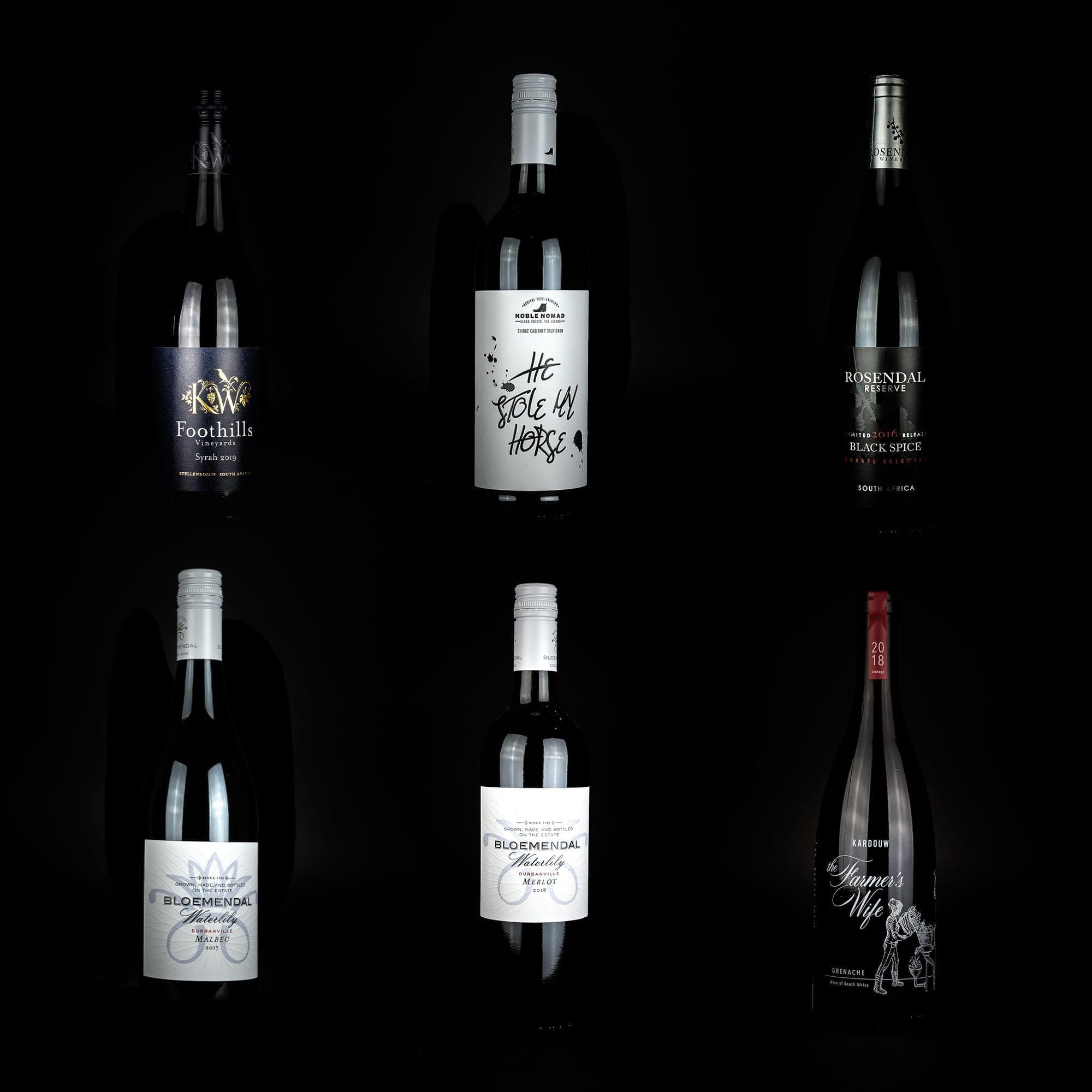 Wein aus Südafrika:  Probierpaket für Weinkenner | Rotwein
