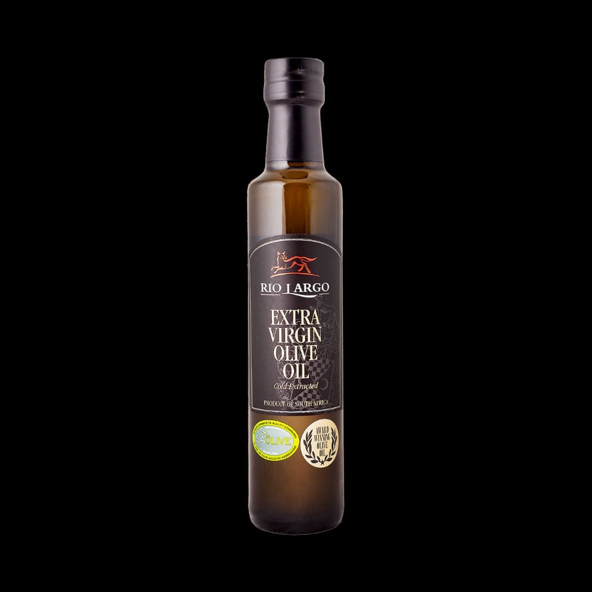 Wein aus Südafrika:  Rio Largo Extra Virgin Olivenöl 0,5 l Flasche